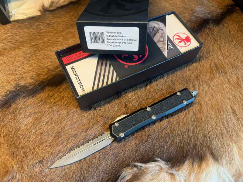 LNIB Microtech Makora Double Edge OTF Automatic