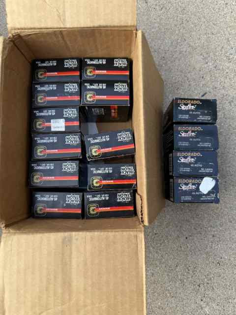 Black Talon and PMC Eldorado Starfire .45 ACP Ammo