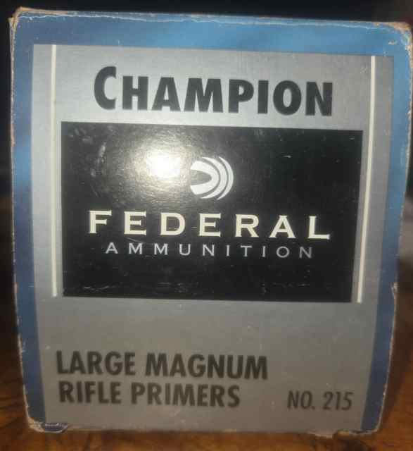 Federal 215 - Magnum Large Rifle Primers 1000 coun