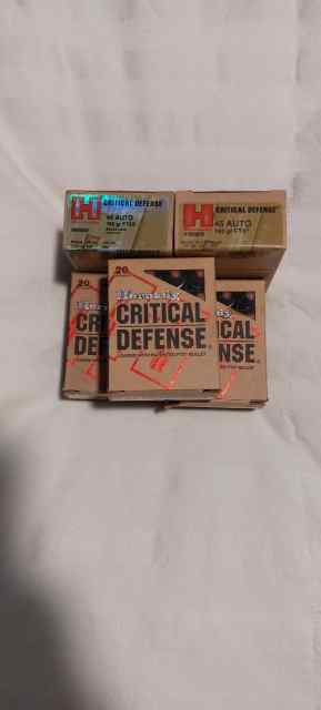 Hornady Critical Defense 45 ACP