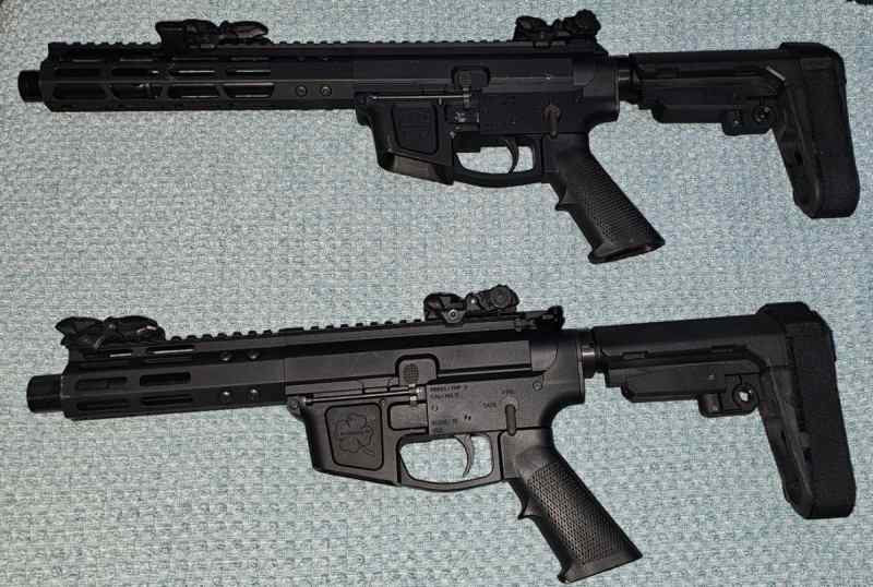 2x FMP 9 9mm pistols