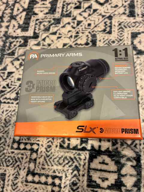 Primary Arms Microprism SLX 3X - Like NEW - BOX