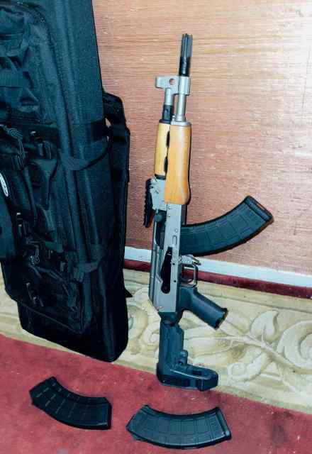 Ak 47 Draco with aftermarket pistol stock sb3