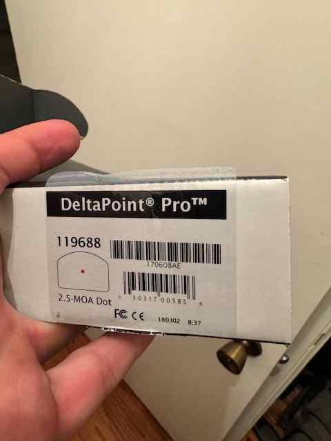Leupold Delta Point Pro 2.5 MOA Optic