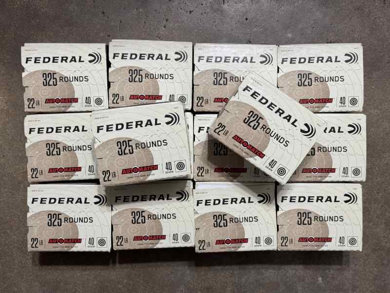 22 LR Federal AutoMatch Bulk Pack 40