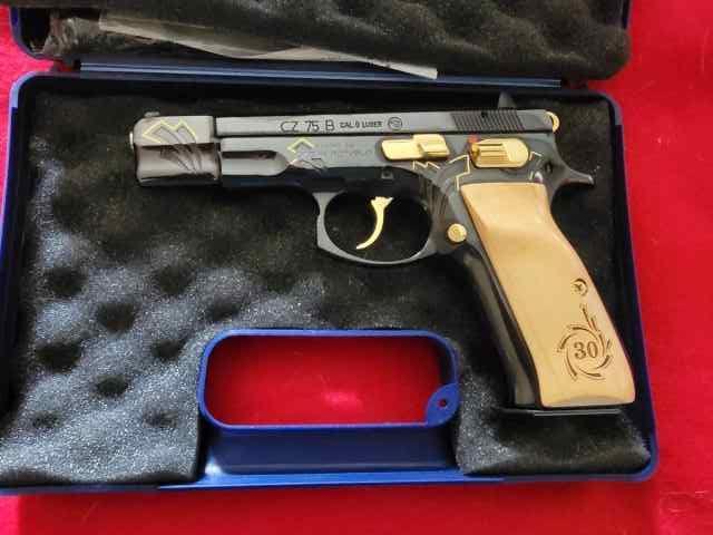 CZ 75B 30 Year Anniversary Rare NIB Unfired