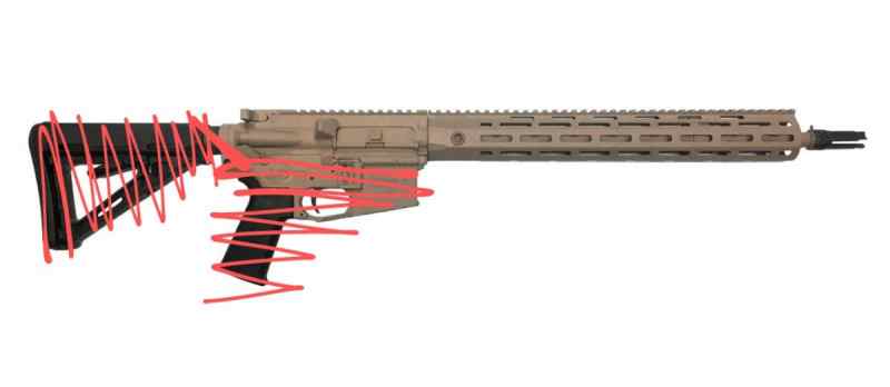 Knights Armament 14.5 upper factory FDE