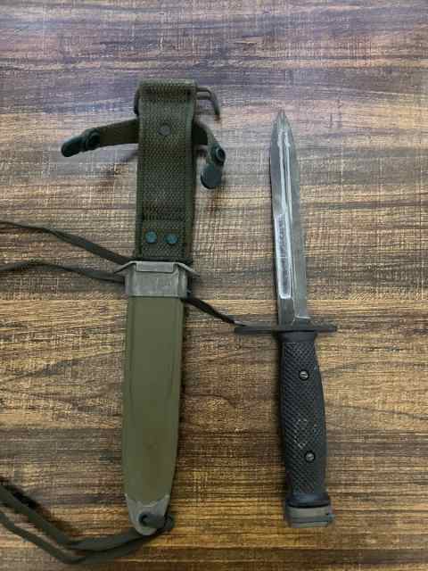 U.S. M7 Bayonet with M8A1 Scabbard (Exc. Cond.)