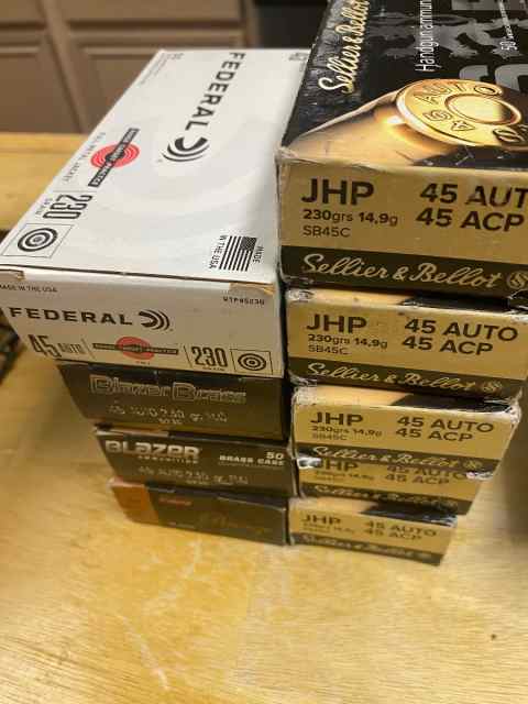 .45 ACP Ammo -450 rounds