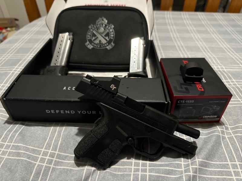 XDS-9 Mod 2 with CTS 1550 red dot