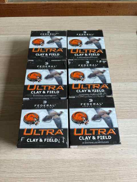 12ga 8Shot Federal Ultra Clay &amp; Field - 250 rounds
