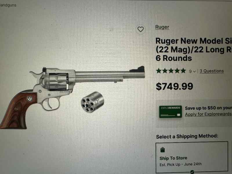 Great Deal! Ruger Single Six and 380