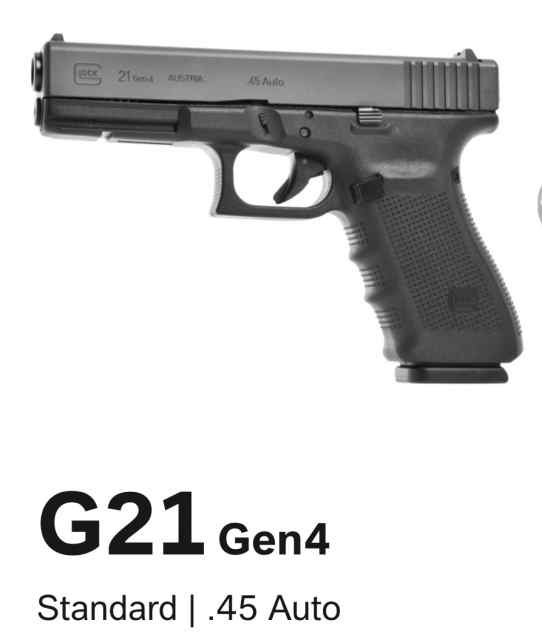 Glock 21 GEN 4 *NEW*
