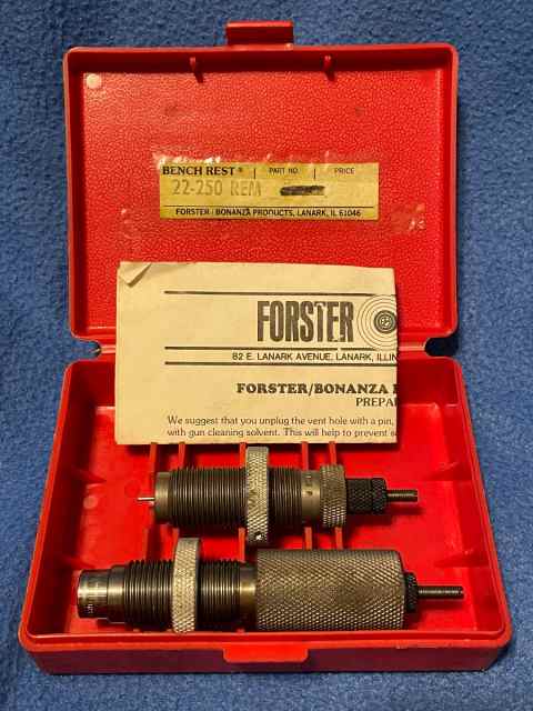 Forster Bench Rest .22-250 Die Set