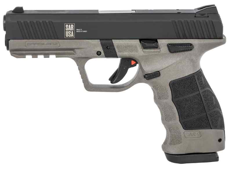 Sar 9 9mm Optics Ready Pistol w/ two 17 Rd.  Mags