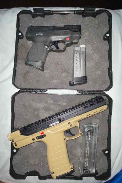 Kel Tec CP33 FDE and S&amp;W m2.0