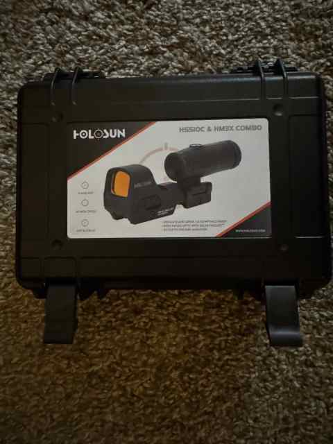 Holosun 510C with Magnifier Red Dot Combo