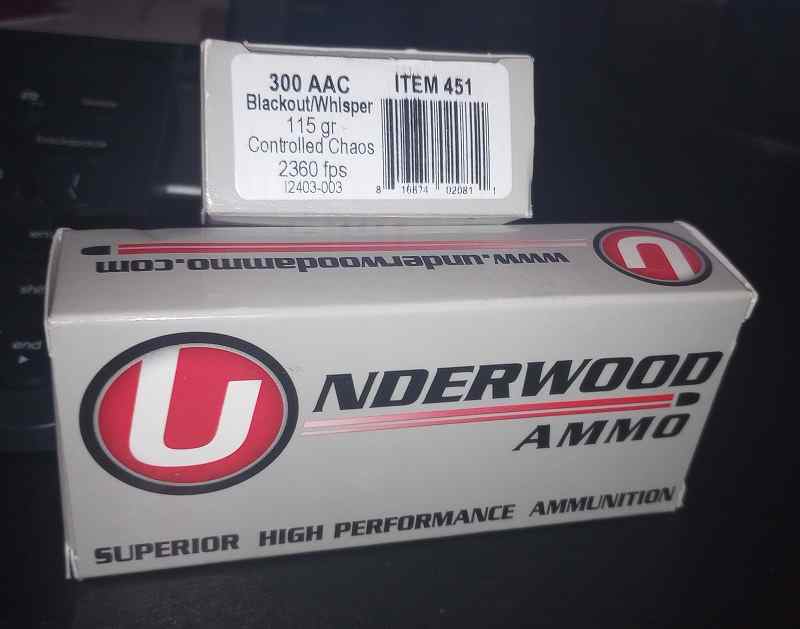 40 Rounds of Underwood 300 Blackout for $45!!!