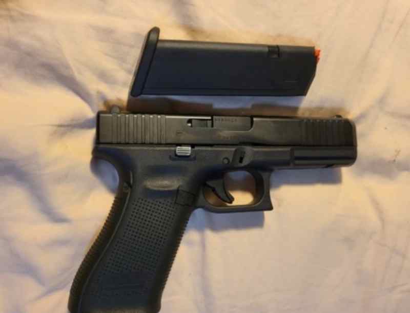 Glock 17 Gen 5 9mm pistol neatly used