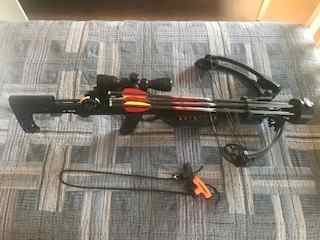 Re:  Mission MXB 360 Tactical Crossbow, $600 OBO