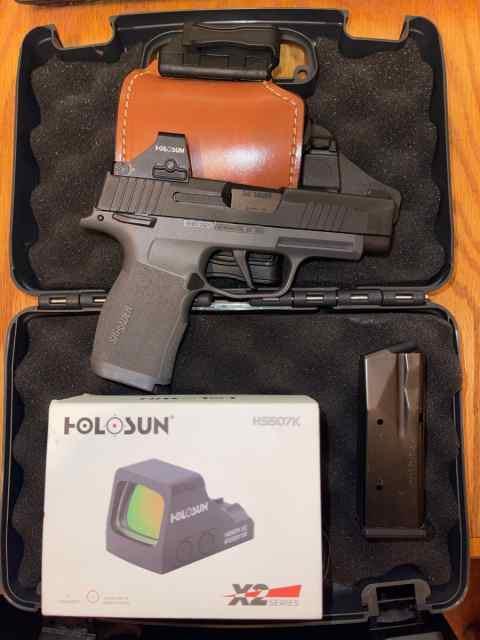 Sig P365 xl &amp; Holosun HS507k x2 2moa/32moa red