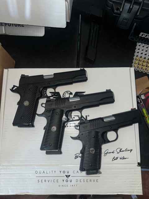 Wilson Combat 1911s 