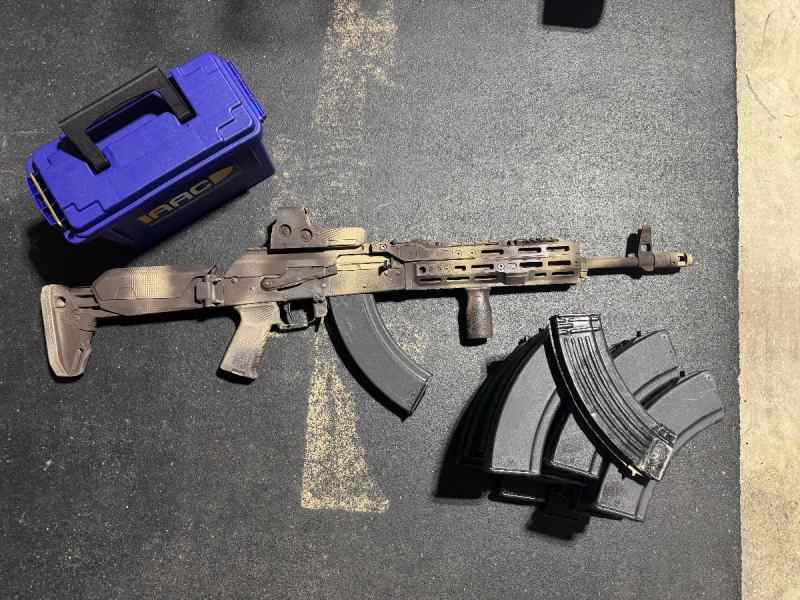 Romarm Cugir/WASR-10 7.62 AK w/EOTech, Ammo &amp; Mags