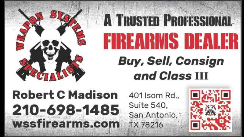 FIREARMS, AMMO, KNIVES! Large Selection! Come Bye!