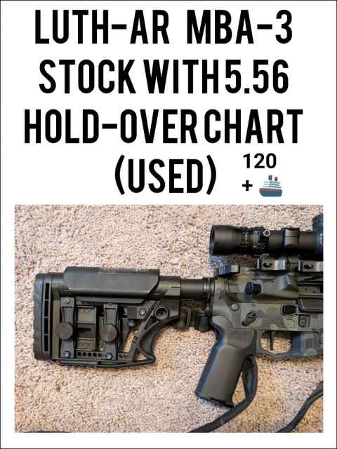 Luth-AR MBA-3 Adjustable Precision Rifle Stock