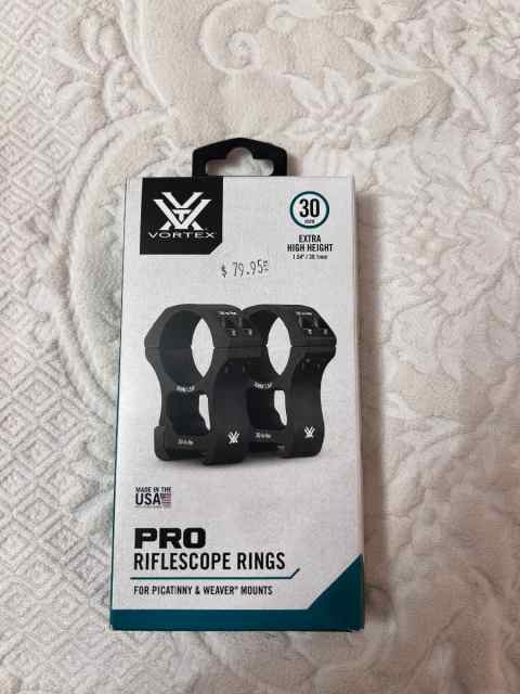 Vortex Pro and Warne Scope Rings