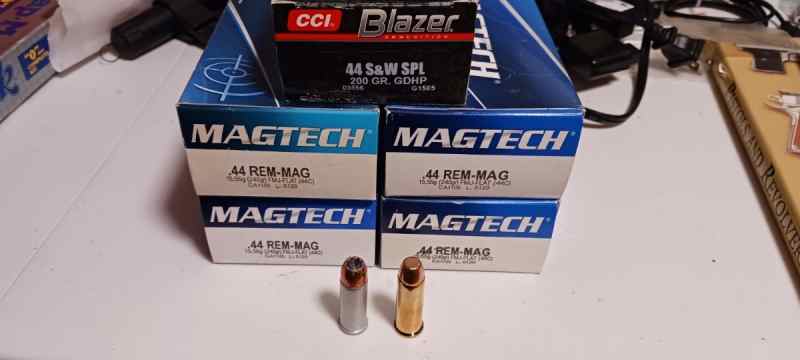 44 Rem Mag FMJ-Flt Top All Factory - No-Reloads