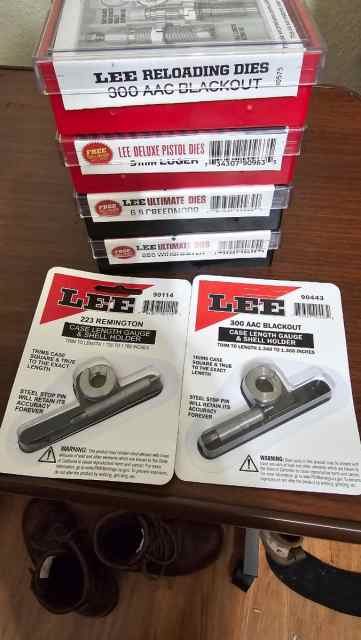 Lee Reloading Die Lot: 300 AAC, 6.5CM, .308 &amp; 9MM 