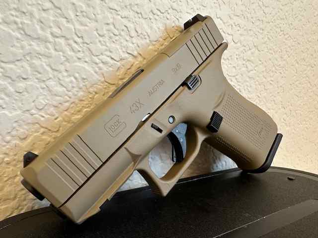 Glock 43X MOS in FDE- 9mm - New In Box