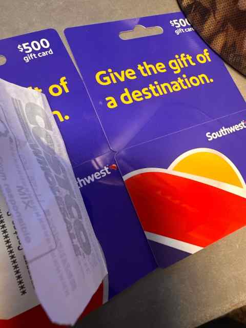 $1,000 Southwest Airlines -Gift Card 