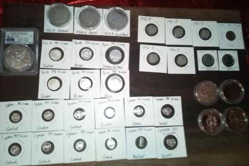 Silver, Copper, and Coins for trade 