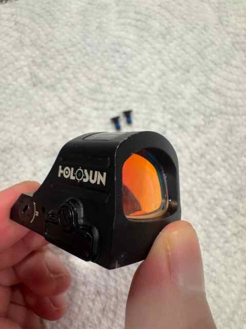 HOLOSUN HE507C-GR X2 Green dot rmr cut