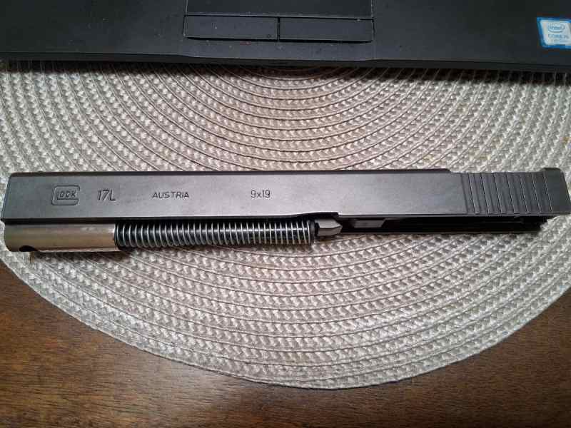 Glock 17L OEM slide with RMSc optic cut