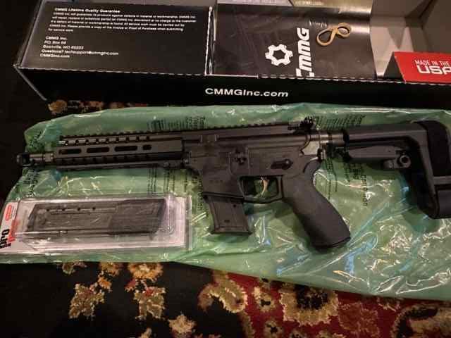 DIVORCE FIRE SALE - CMMG MK57 11” ar pistol binary