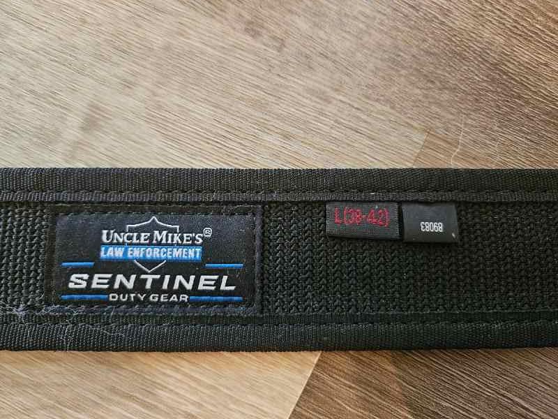 Sentinel duty gear  belt size L 38-42&quot; new