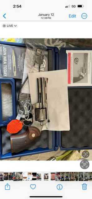 New in the case Colt Python