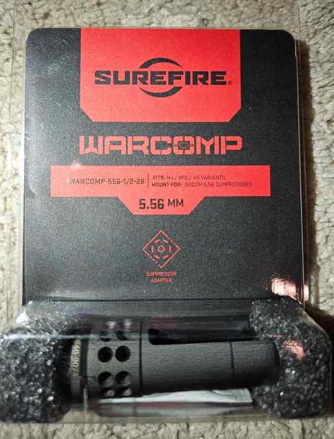 NEW SureFire WarComp 1/2 x 28 5.56