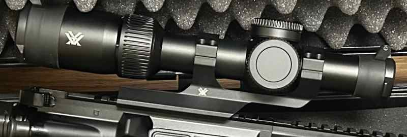 New Vortex Strike Eagle 1-8 FFP LPVO with mount 