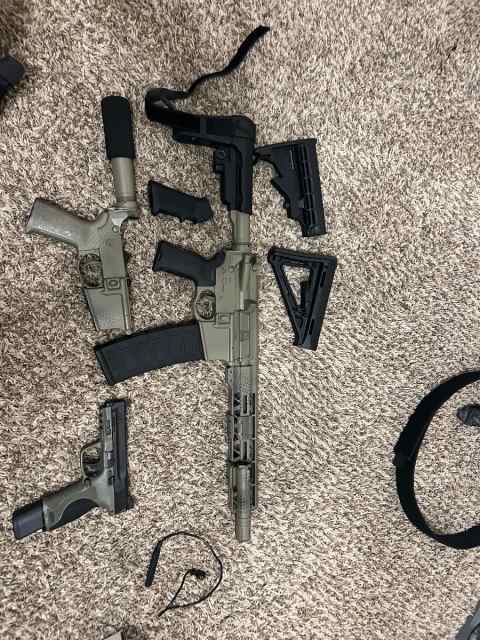 Gun and parts for sale