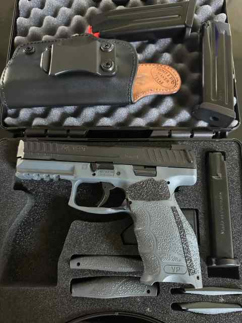 HK VP9 (Gray) + box + 3 magazines + holster