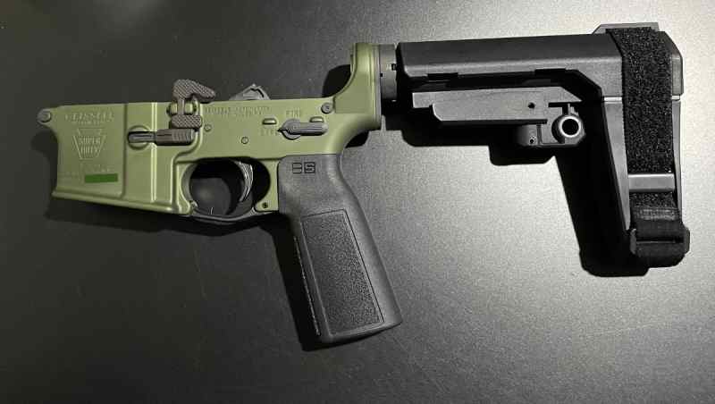 Geissele Super Duty 40mm Green Lower for Trade