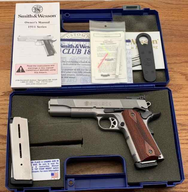 S&amp;W SW1911 1911 GOVT W/ FACTORY TRIGGER JOB