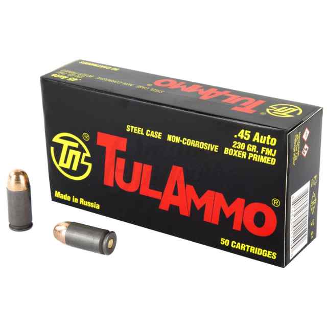 TULA .45ACP 230GR STEEL 50RD BOX