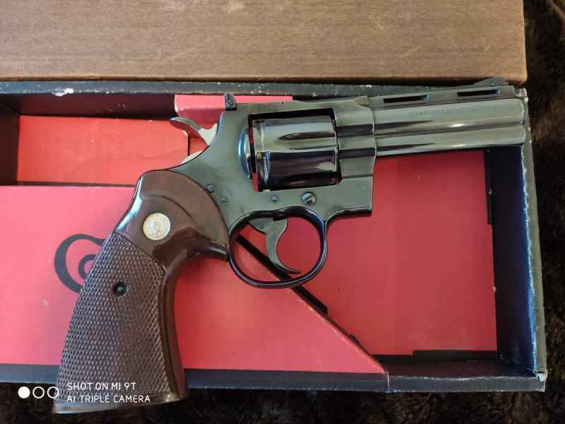 1972 - 4" Blue Colt Python - Pristine Condition