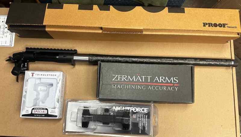 308 Barreled action proof zermatt trigger tech