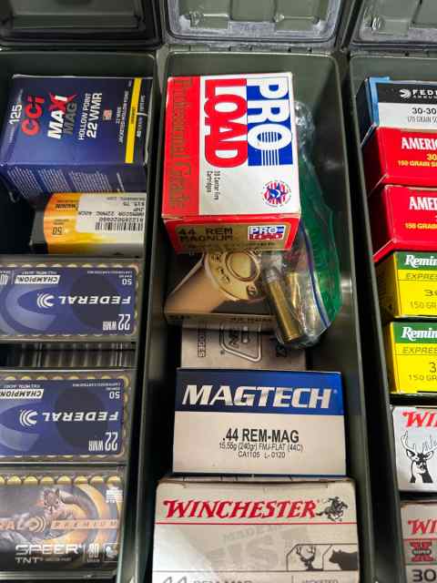 Ammo for sale/trade 22LR/mag, 40S&amp;W, 44mag, 30-30